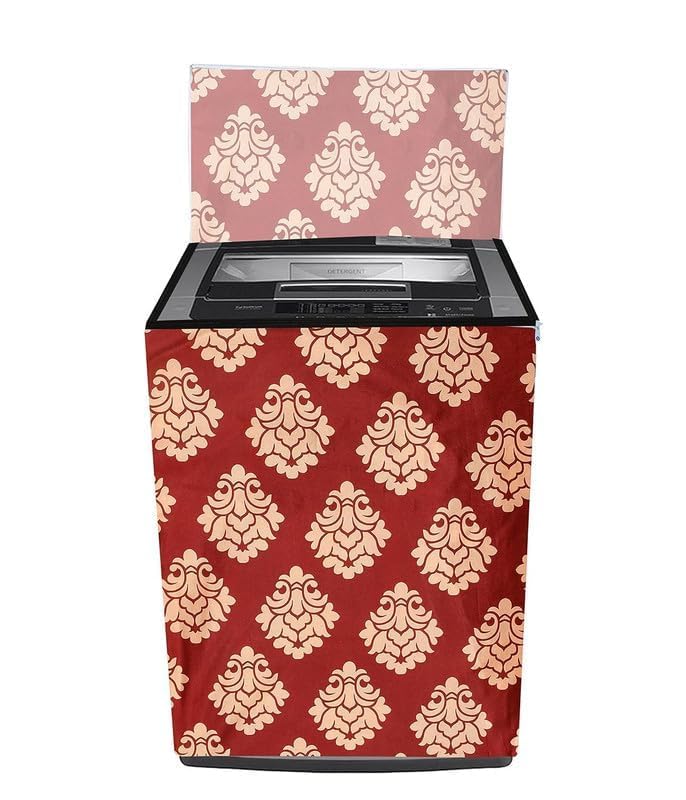 Image of WOAH Top Load Fully Autometic Washing Machine Cover Compatible With ifb samsung bosch whirlpool haier lg and All Brand Universal Size 7kg | 7.5kg | 8kg (Maroon) D