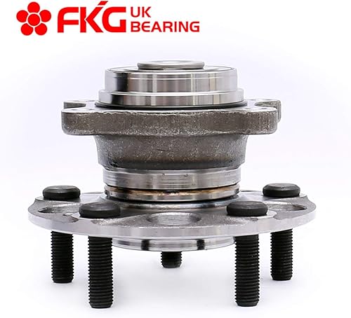 Miniatura 2 de FKG 512257 Conjunto de cubo de cojinete de rueda trasera para Honda Civic 2006-2011 (ABS LX DX GX solo 1.8L), juego de 5 lengüetas de 2