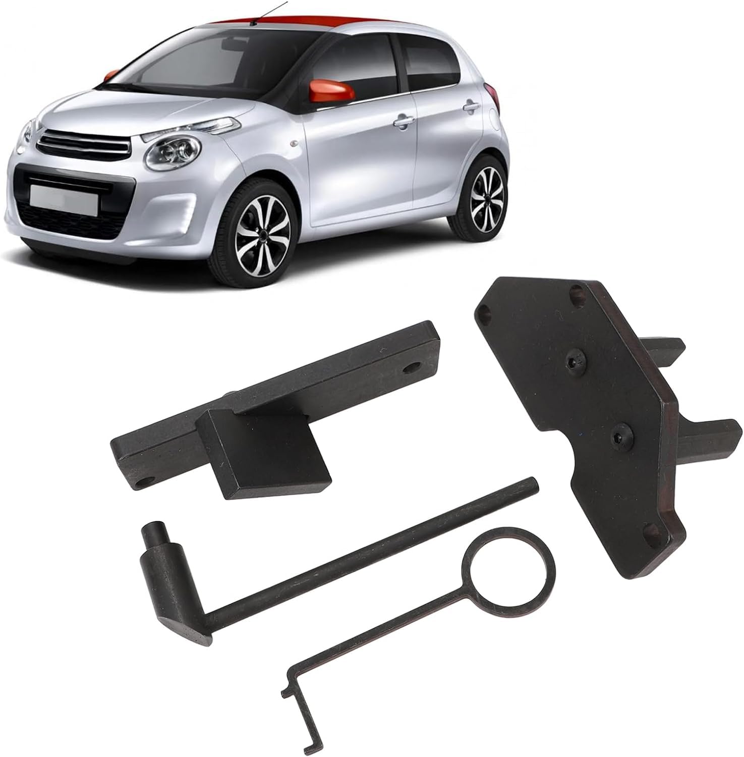 Kit Attrezzi messa in fase per motori Peugeot e Citroen Kit fasatura motori PSA 1.2 benzina con cinghia bagno d'olio