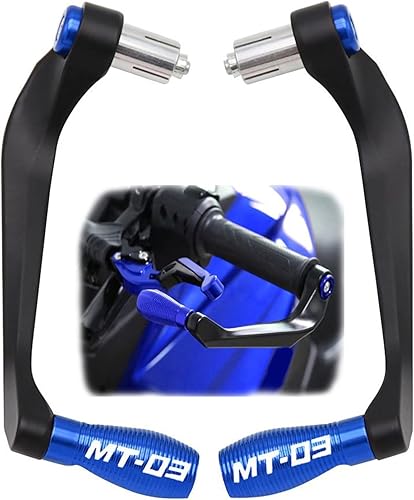 WREXIL Paramanos para Yamaha MT-03 MT03 MT 03 2000-2023 2022 2021 2020 motocicleta universal 0.866 in empuñaduras de manillar protector de manillar