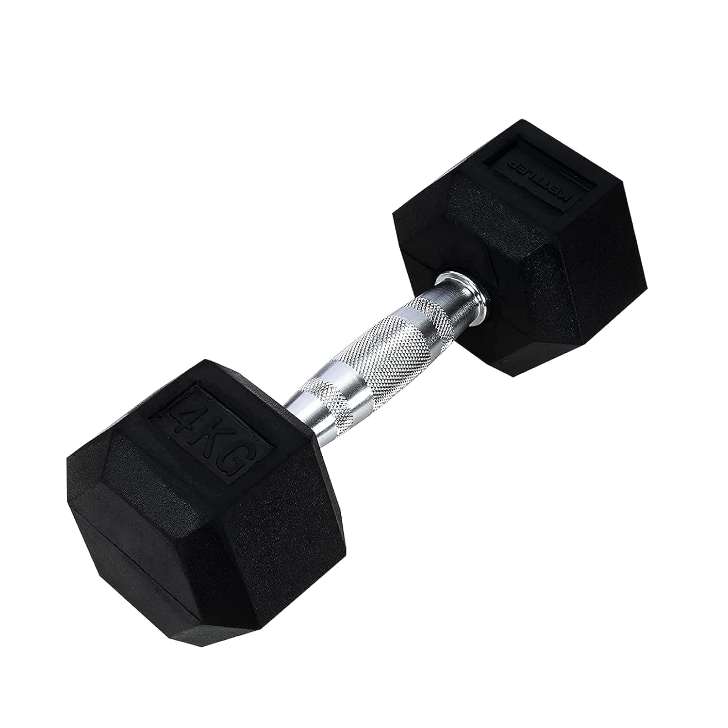 Ab. Hexagonal Dumbbell of 4kg (8.8LB) Includes 1 * 4Kg (8.8LB) | Black | Material : Iron with Rubber Coat | Exercise, Fitness and Strength Training Weights at Home/Gym for Women and Men (B0BYN12W4Z) Amazon Price History, Amazon Price Tracker