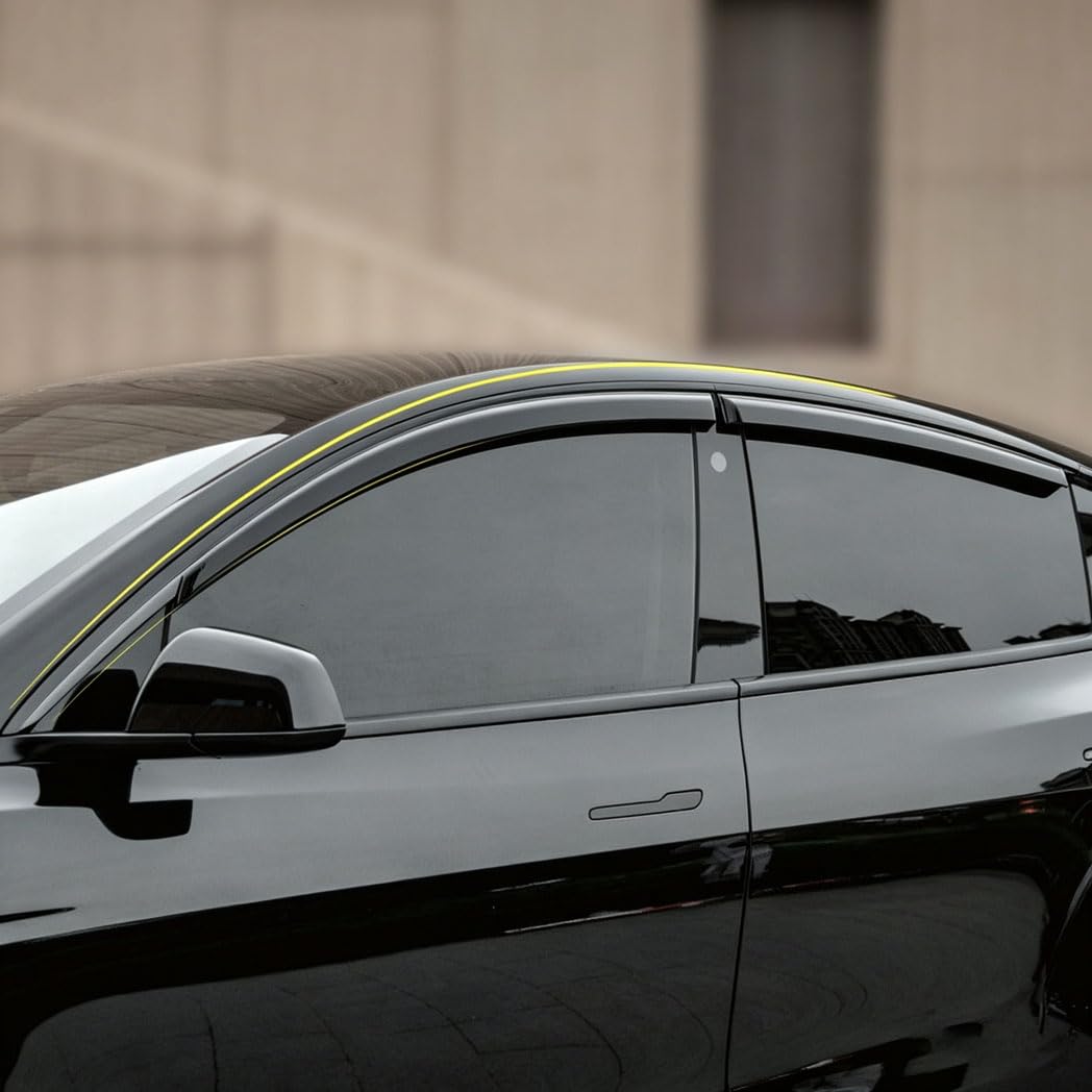 Owiewki Do Tesla Model Y Juniper, Owiewki Na Szyby Boczne, Osłony Wizjera, Akcesoria