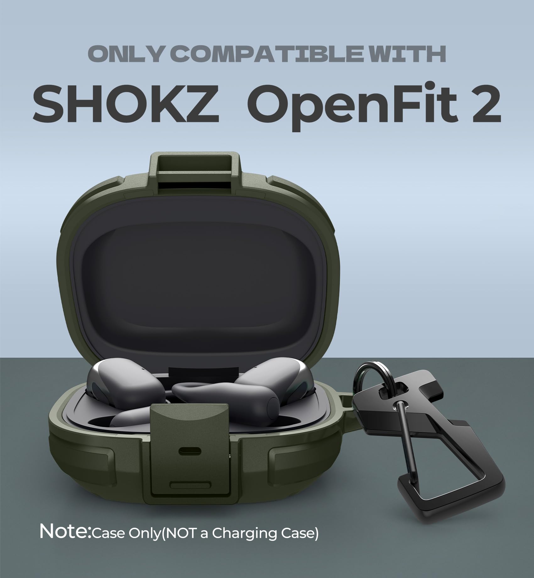 Amazon.com: Dexnor for Shokz OpenFit 2 Case with Drop-Proof Lock