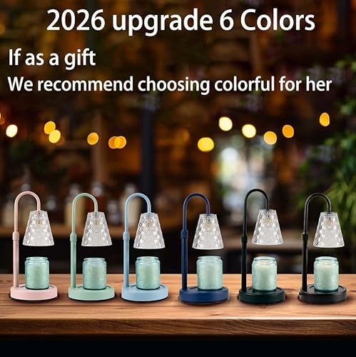 ACED Kerzenwärmer-Lampe mit Timer und Dimmfunktion, Weihnachts- und Geburtstagsgeschenk für Frauen und Mütter, Einzugsgeschenk, Dekoration für neues Zuhause, Wachsschmelzer für Duftkerzen im Glas