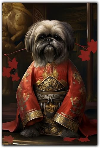 Miniatura 427 de Thuan Chow Chow Retrato de mascota con disfraz real de perro en un disfraz retrato de perro con vestimenta Retrato medieval de mascota retrato