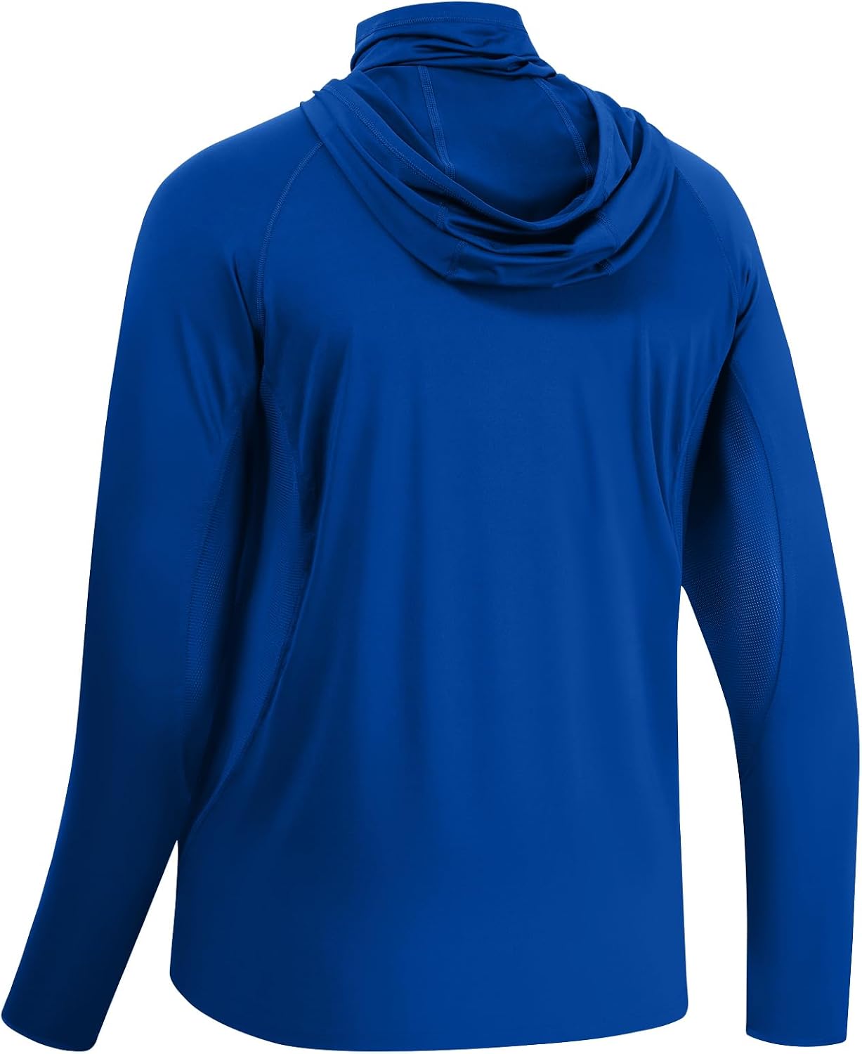 BASSDASH UPF 50+ Men’s Long Sleeve Fishing Shirt with Mask UV Neck Gaiter Hoodie