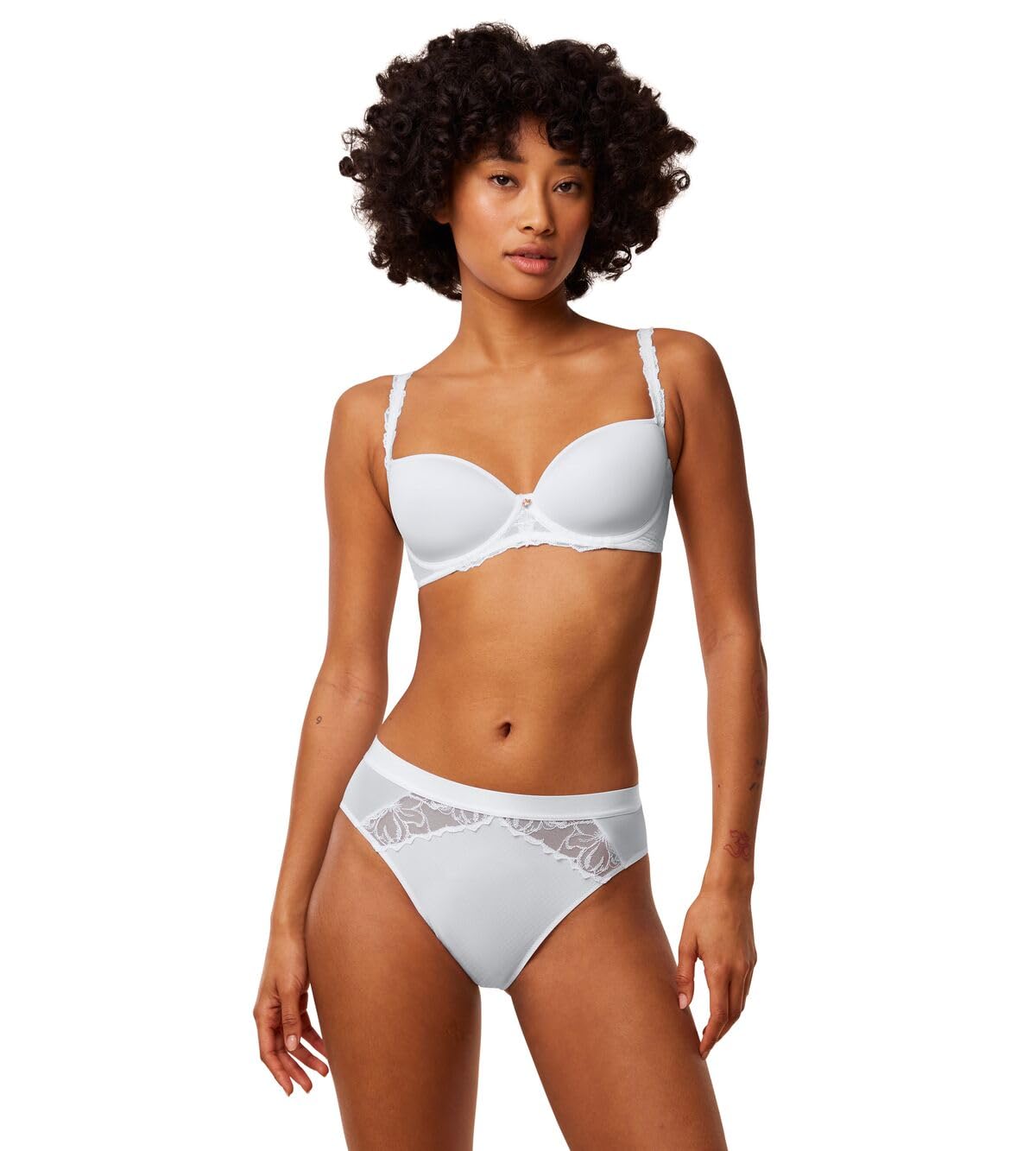 Triumph Women's Wild Azalea Florale Tai Underwear, White,