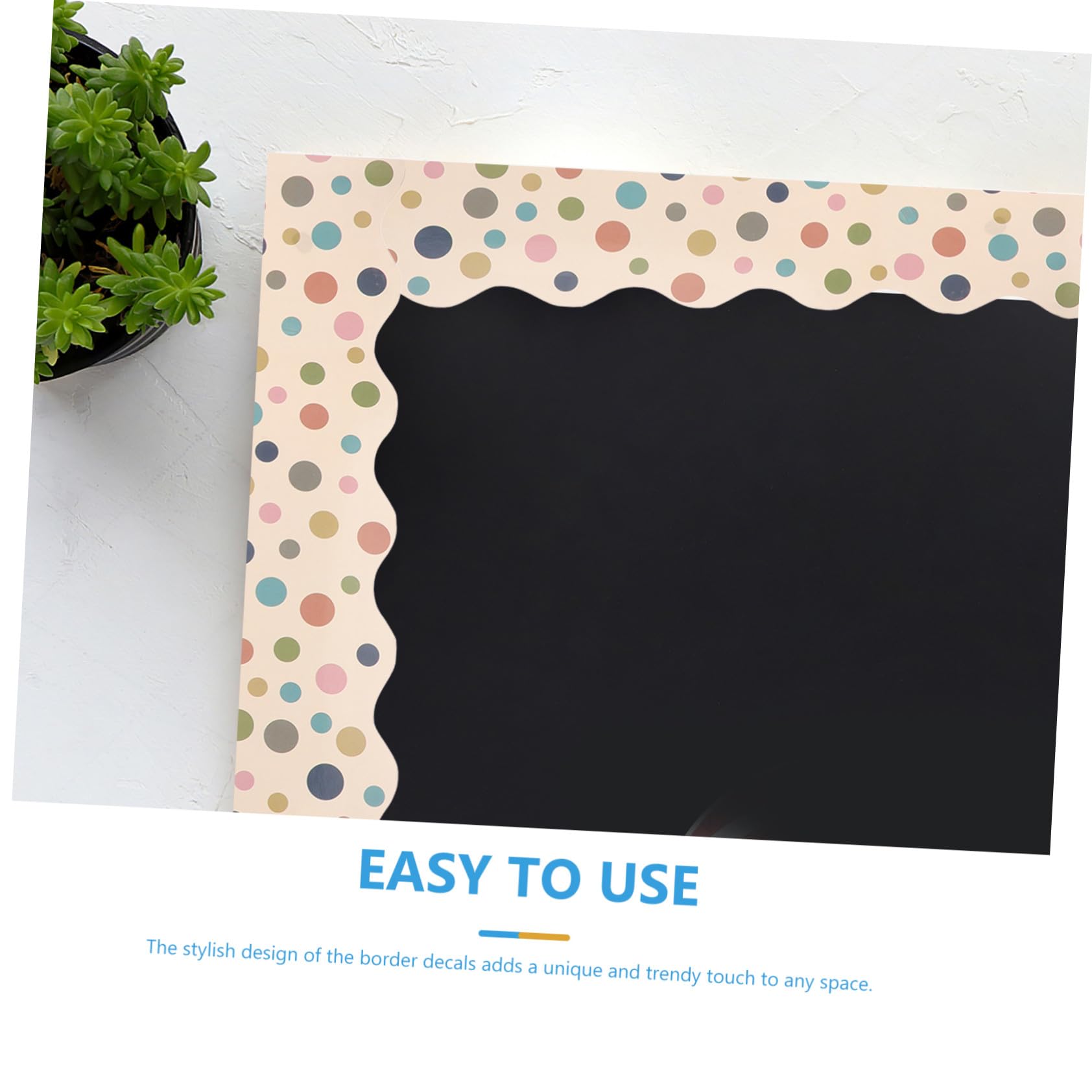 5 Rollen Selbstklebende Borders Klassenzimmer Bordüre aus Papier Vielseitig und Wasserfest für Pinnwände und Schwarze Tafeln Praktische Dekoration im Schulzimmer