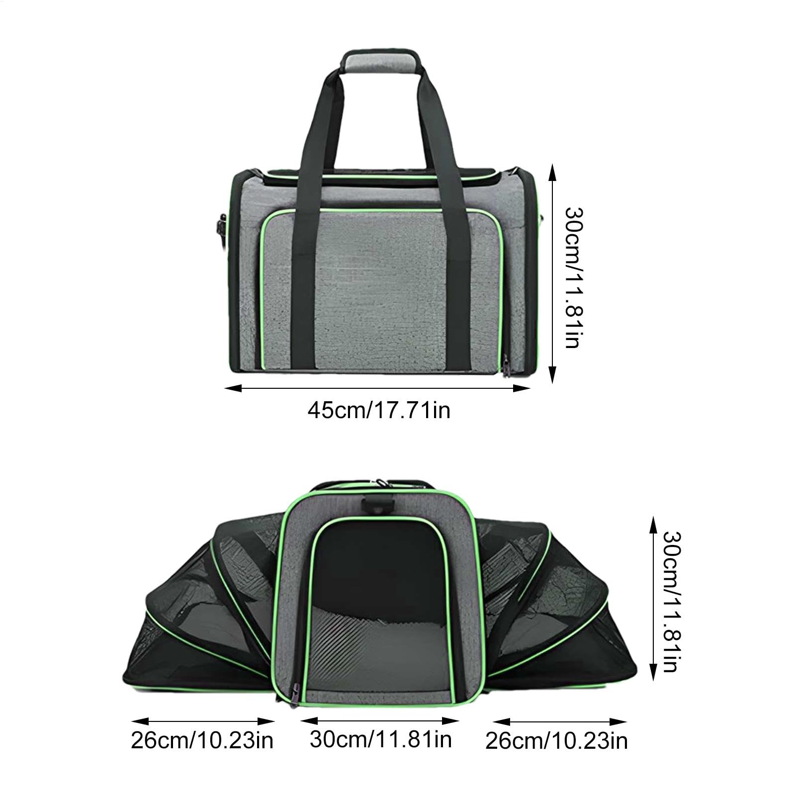 -Reisetaschen, faltbar, Netzstoff, atmungsaktiv und tragbar, perfekt für Radfahren, Wandern, Camping und Autoreisen. Ideal für Katzen und kleine Haustiere. | Radfahren, Wandern, Camping und Autoreisen. Ideal für Katzen und kleine Haustiere.