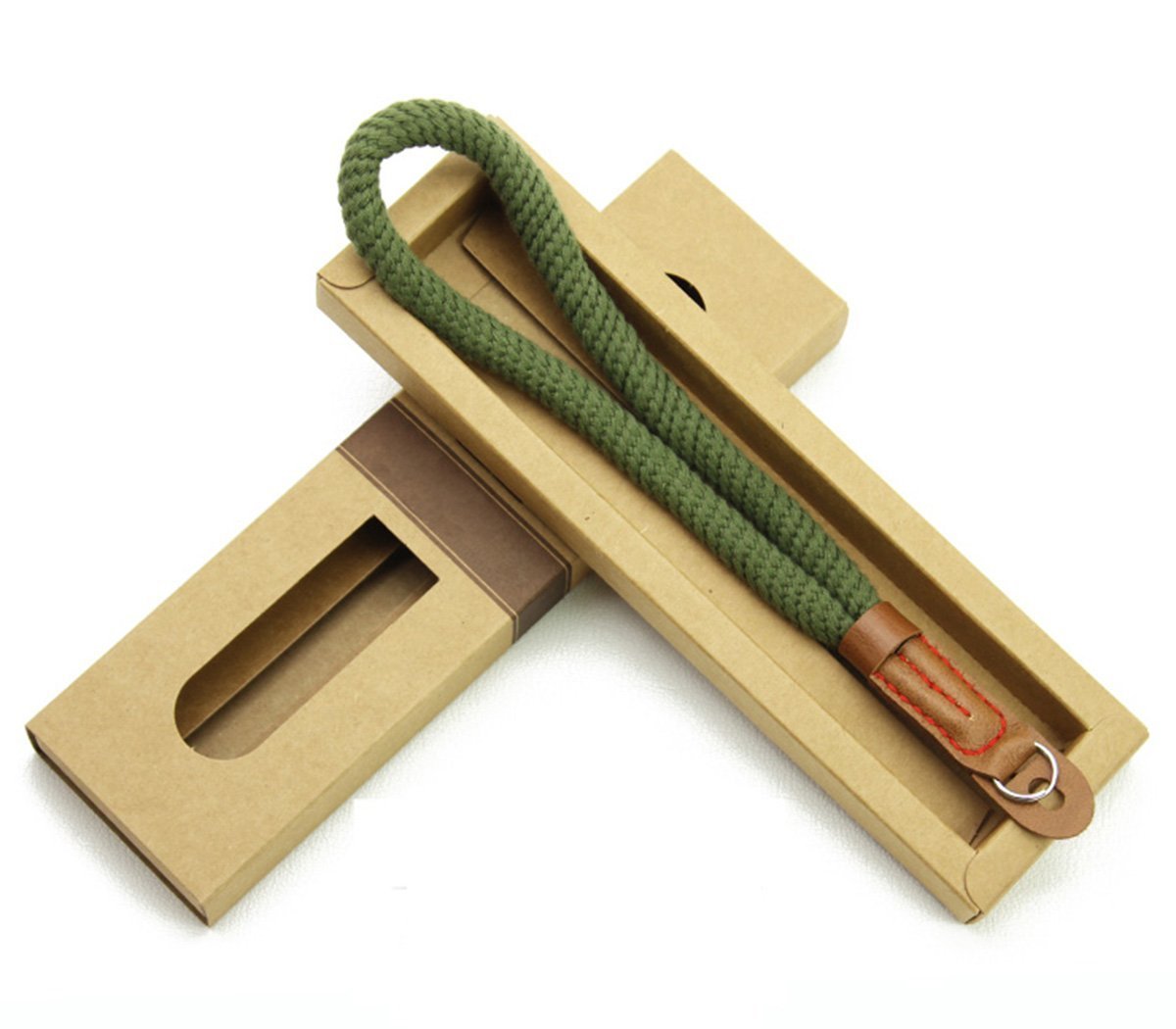 Sangle Poignet Appareil Photo Adaptout - Coton Vert Olive Vintage, Pour DSLR/hybride, Résistante 1500g, Marque Française - 4