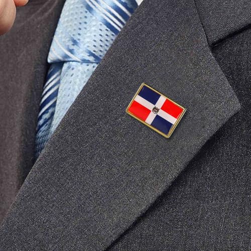 Image of Country Flag Brooch Metal Alloy Souvenir Pin Shirt Hat Backpack Jewelry Accessories Decoration Party Christmas Gift Badge International Travel Pin