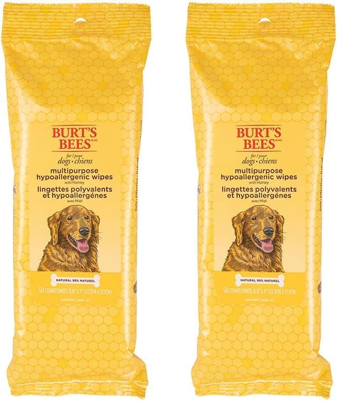 Burt's Bees for Pets Multipurpose Dog Wipes with with Honey, 98% ...