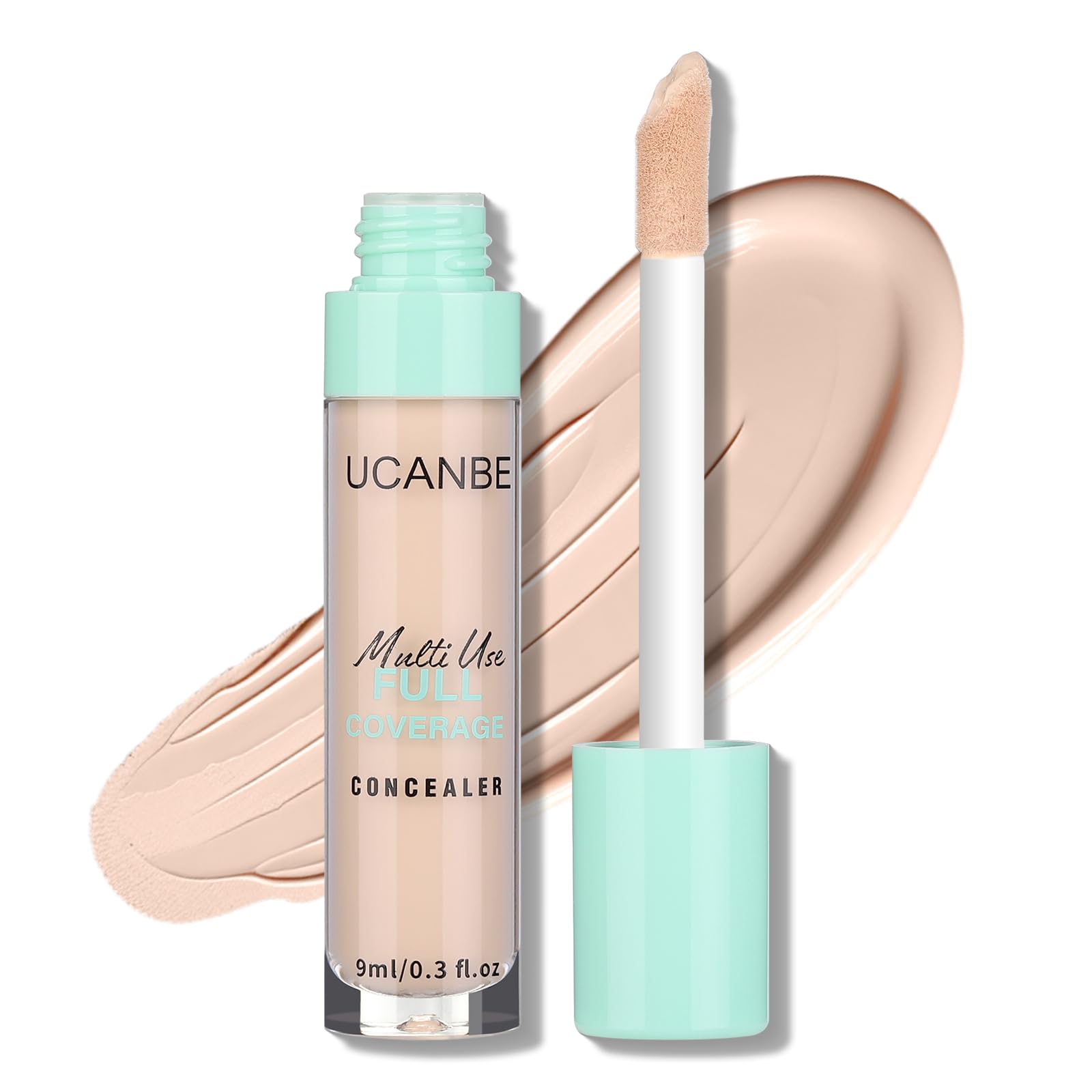 UCANBE Liquid Concealer Stick, Conceals, Covers, Highlights, Medium to Full Coverage Hydrating Color Corrector Face Makeup for Under Eye Dark Circles,