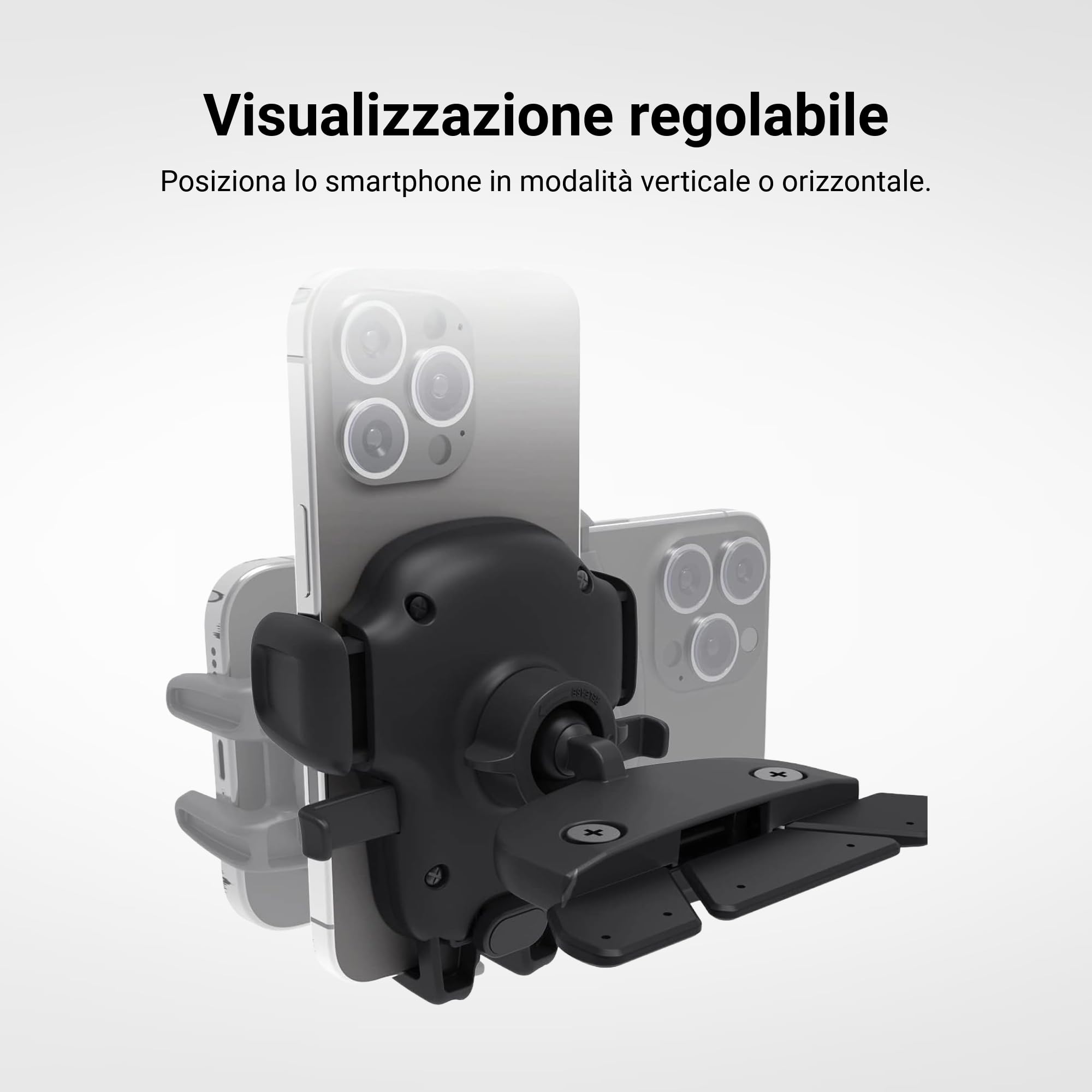 iOttie Easy One Touch 5 CD Slot Universale Supporto Del Telefono Auto per iPhone, Samsung, Moto, Huawei, Nokia, LG, Smartphone