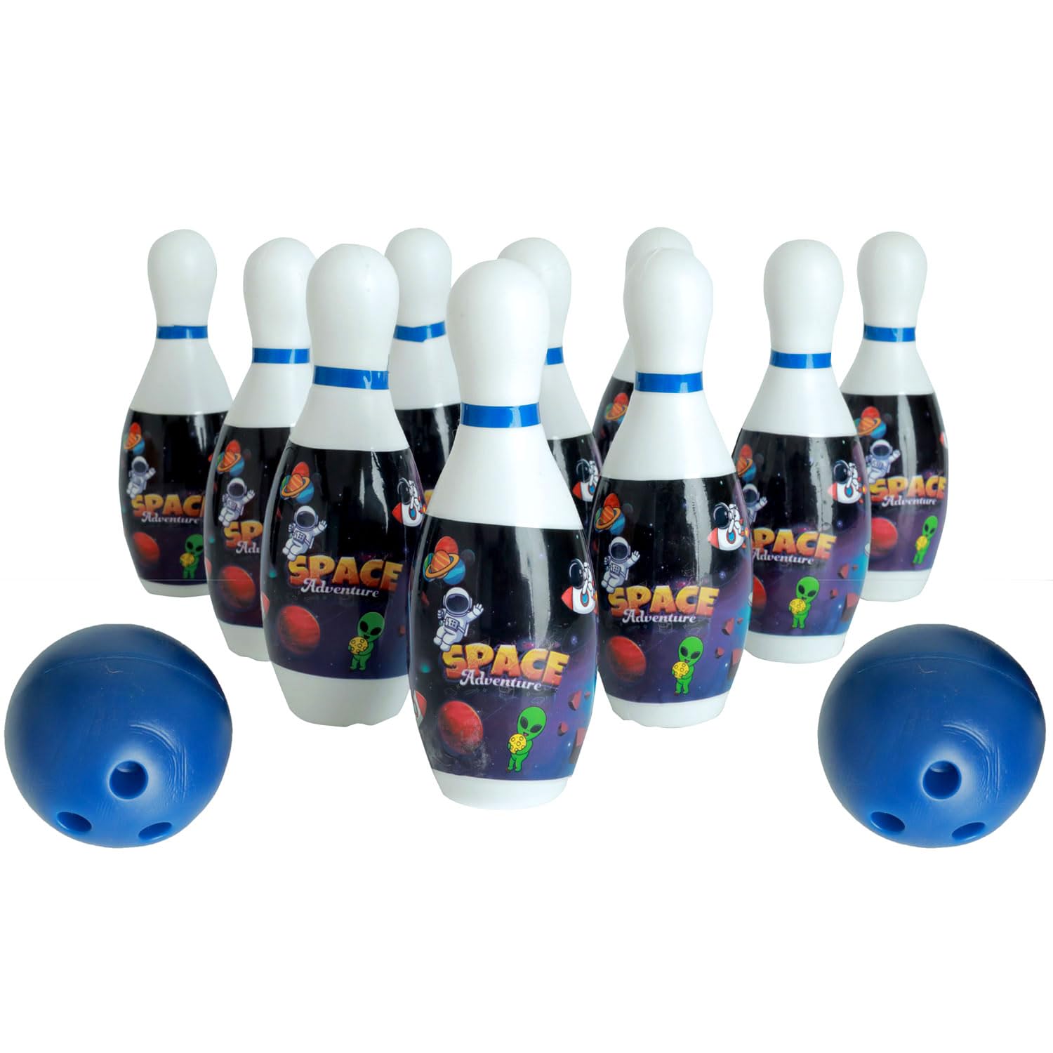 Signamio® Bowling Game for Kids Toy with 10 Big Pin and 2 Big Ball