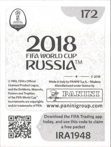 Miniatura 2 de 2018 Panini World Cup Stickers Russia #172 Iran Team Logo