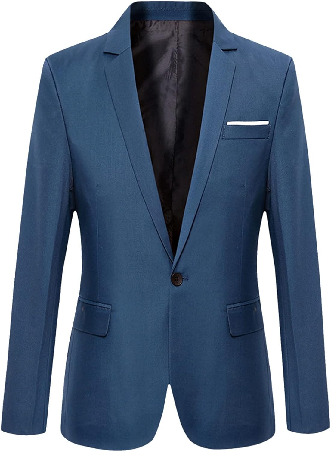 Men's Suit Jackets Slim Fit Blazer Business Casual One Button Long Sleeve Blazers