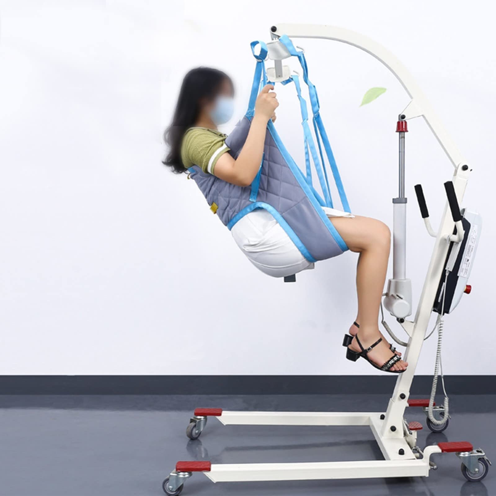 BLUEZY Paciente Honda Levantador Grúa, Paciente La Banda De Transferencia Arnés Elevación Paciente Cuerpo Completo Eslinga de Elevación de Pacientes para Familia, Hospital Smalle
