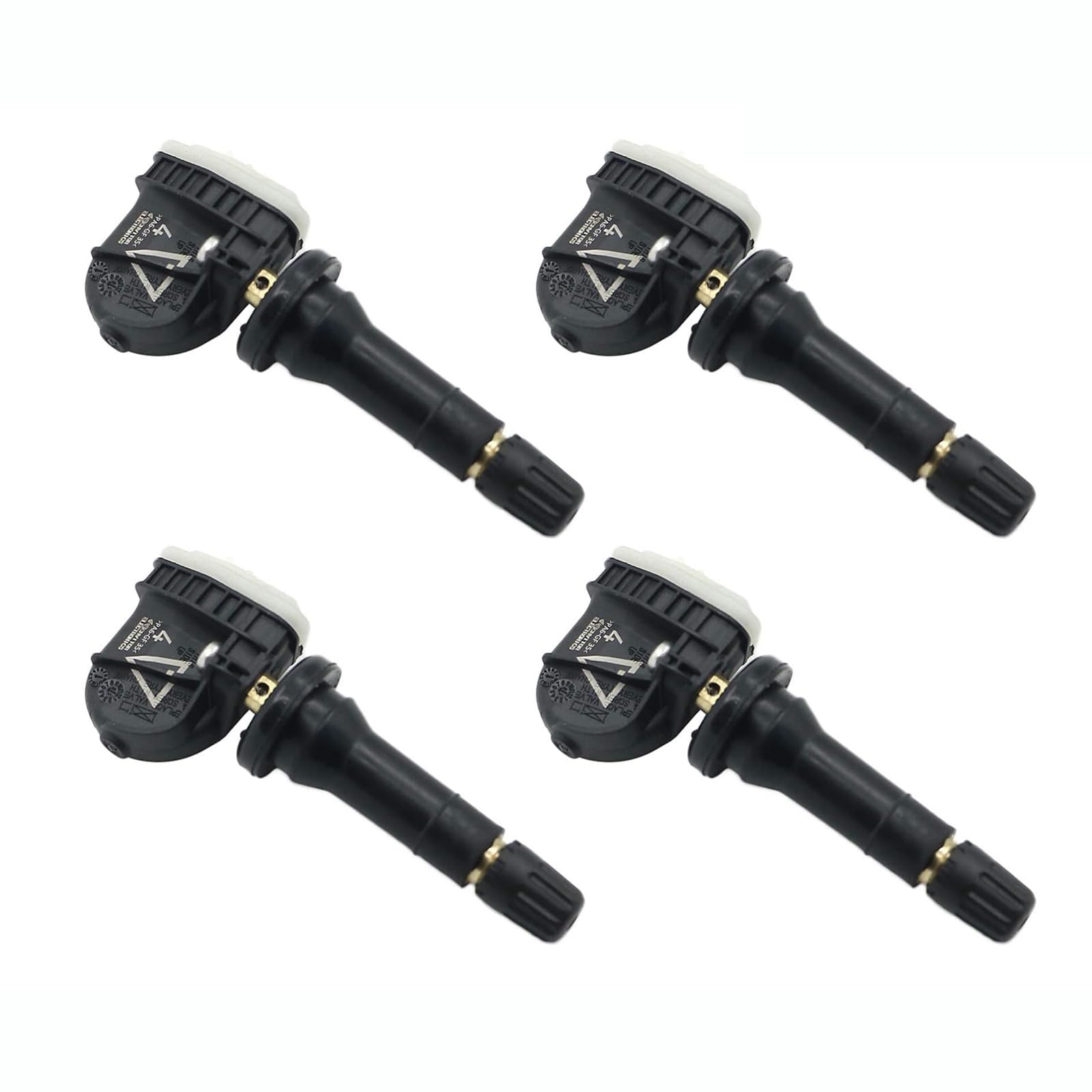 4 capteurs de pression des pneus 433 MHz EV6T-1A180-CB/DB Capteurs de rechange pour voiture, détecteur en temps réel, pour Opel, Ford Focus, Fiesta, B-Max, C-Max, Kuga, Mondeo, Ecosport, LCV, Transit