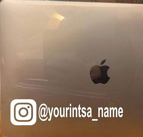 Miniatura 3 de Calcomanía de nombre personalizado OS 031 insta nombre adhesivo para ventana de coche