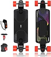 MEEPO Ampboard Electric Skateboard: Ultra-Light 11.4lbs, 14 MPH Top Speed, 9-Mile Range, Beginner M6C Remote for Commuters