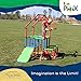 Funphix Kid's Playground Slide Set - Montessori Jungle Gym - STEM Buildable Climbing Toys for Toddlers 2-12 - Indoor & Outdoor Playhouse, 467 Pieces. Jumbo Set
