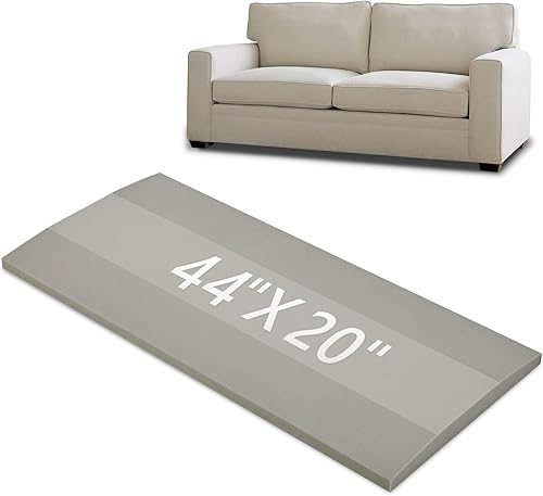 Miniatura 8 de HAVARGO Soporte para cojín de sofá para asiento hundido 20X20X2 pulgadas de espuma de mayor densidad debajo del cojín del sofá con tela de malla