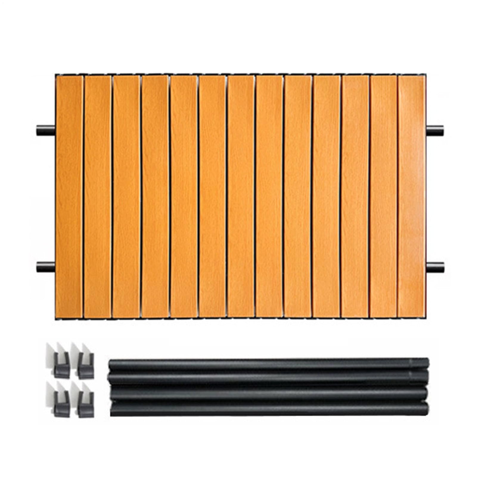 Kempingowy top mocuj?cy do sto?u, kampingowy stó? kempingowy - biurkowa metalowa sk?adana deska - 29,5 x 21,6 cala, akcesoria obóz pla?owy, wytrzyma?e narz?dzie turystyczne do w?dkowania