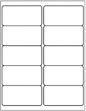 SJPACK 10-UP 200 Sheets Sticker Labels,2" x 4" Internet Mailing Shipping Address Labels Compatible Laser/Ink Jet 200 Sheets