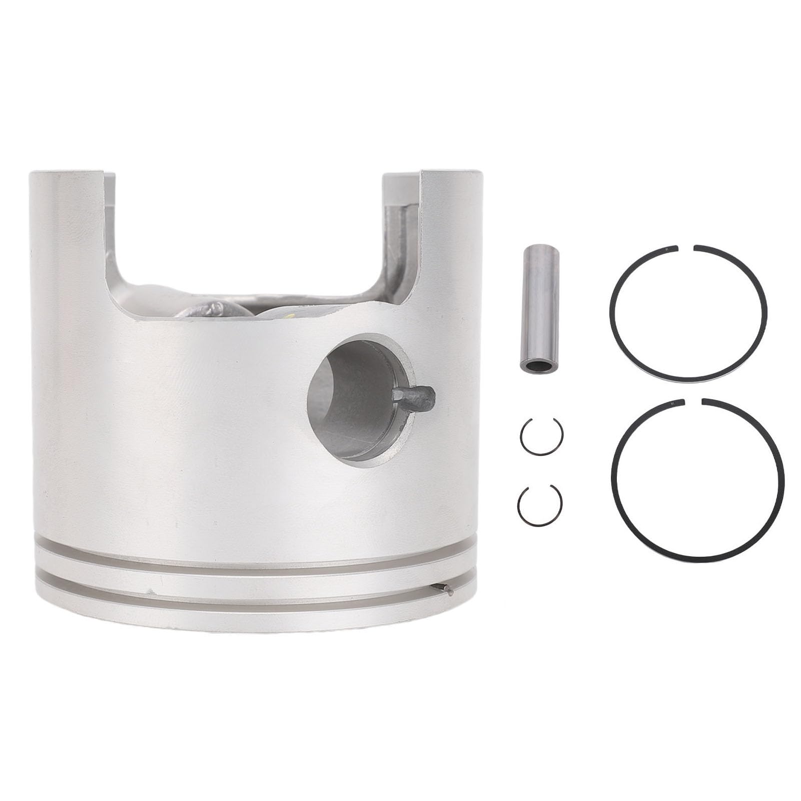 Generic Kit Pistone Motore Fuoribordo Compatibile con Motore Parsun 75/85 90 a 2 Tempi, Kit Pistone STD 82 Mm per Appassionati Prestazioni Affidabili e Manutenzione