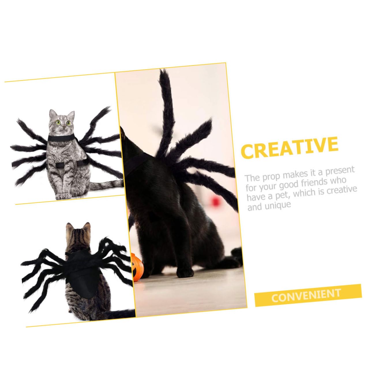 INOOMP 3pezzi Costume Per Domestici Decorazione Per Abbigliamento Per Halloween Realistico Facile Indossare Per e Celebrazioni