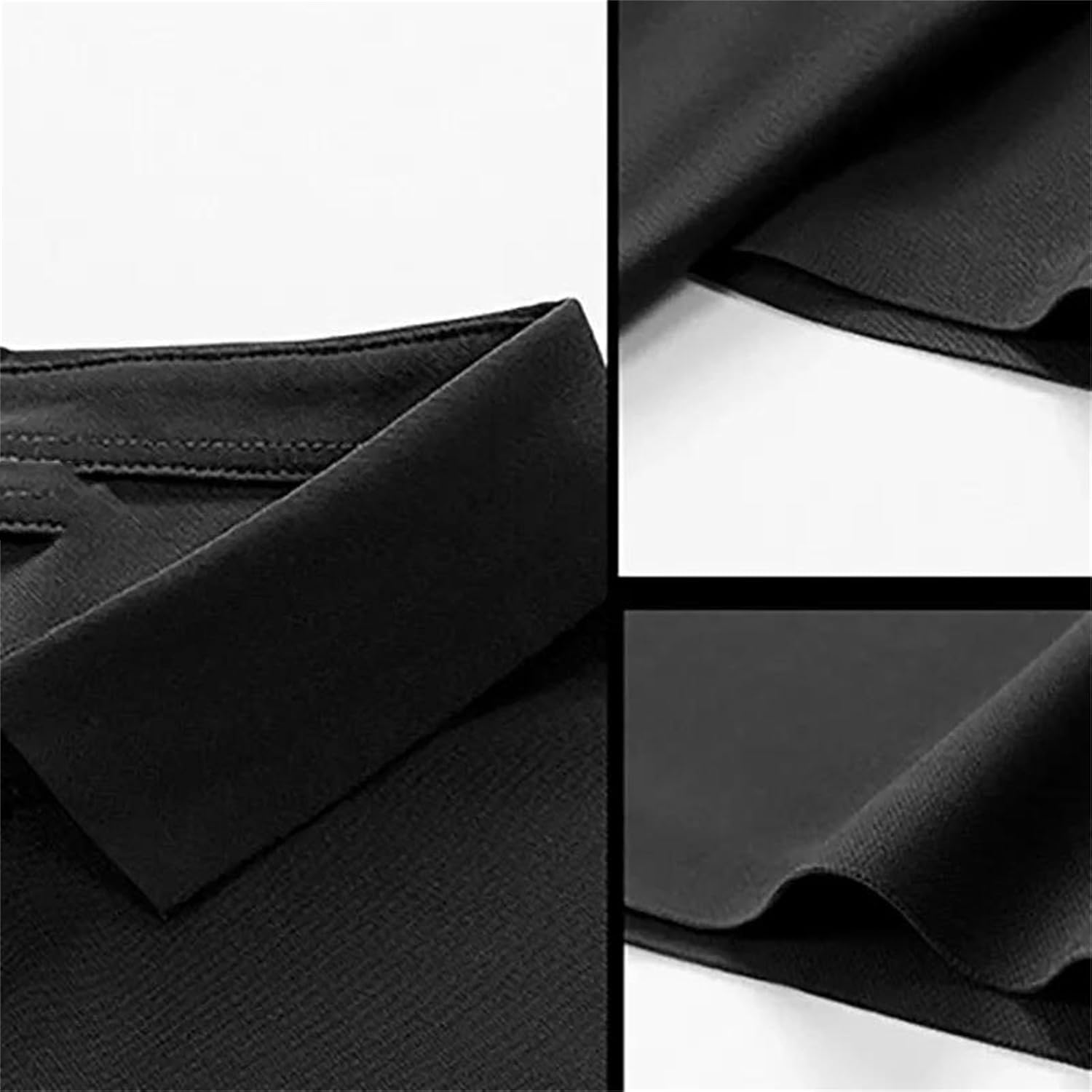 Men's Button Polo Shirt Short Sleeve Business Breathable Thin Casual Lapel Top
