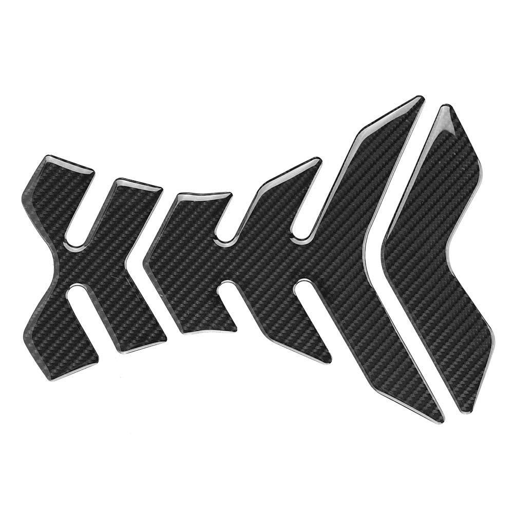 Motorbike Tank Protectors ◈ Fydun Motorcycle Tank Sticker Carbon Fiber Motorcycle Fuel Oil Gas Tank Pad Protector Sticker Decals Universal