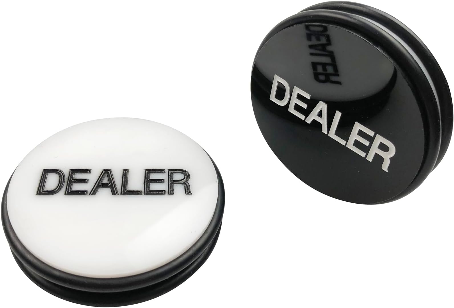 Yuanhe Casino Craps Dealer Button - 3Inch Double Sided Puck Markers Buttons, Great for Poker, Texas Hold 'em & Card Games
