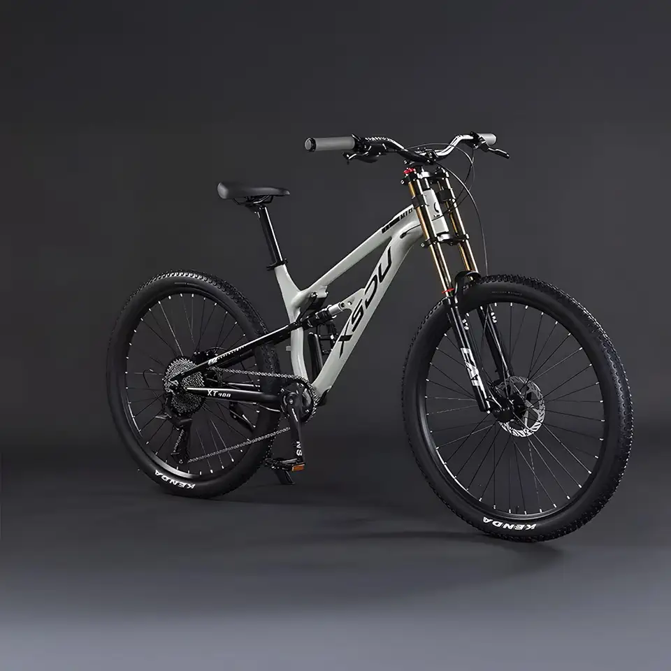 Bicicleta para Trilha Downhill MTB Suspensão Preparada Freios e Transmissão Shimano 17' Aro 27.5