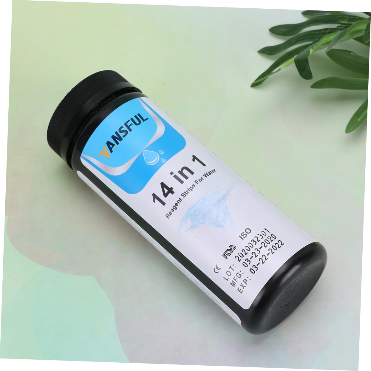 Balacoo 50pcs Pool Cyanuric Acid Strip Ph Test Paper Aquarium Ph Paper Water Quality Testing Paper Ph Paper for Pool Water Ph Testing Paper