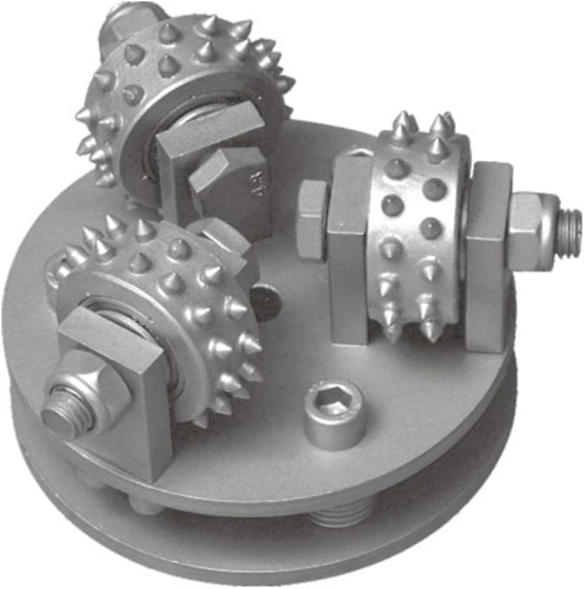 Easy Light 5 Inch Circle Bush Hammer Wheel Plate Litchi Surface Alloy