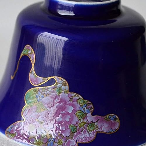 Miniatura 6 de Yxhupot Gaiwan 5 oz/5.1 fl oz Blue White Porcelana Sancai Teacups Rich Peony Tureen (flor de cloor)