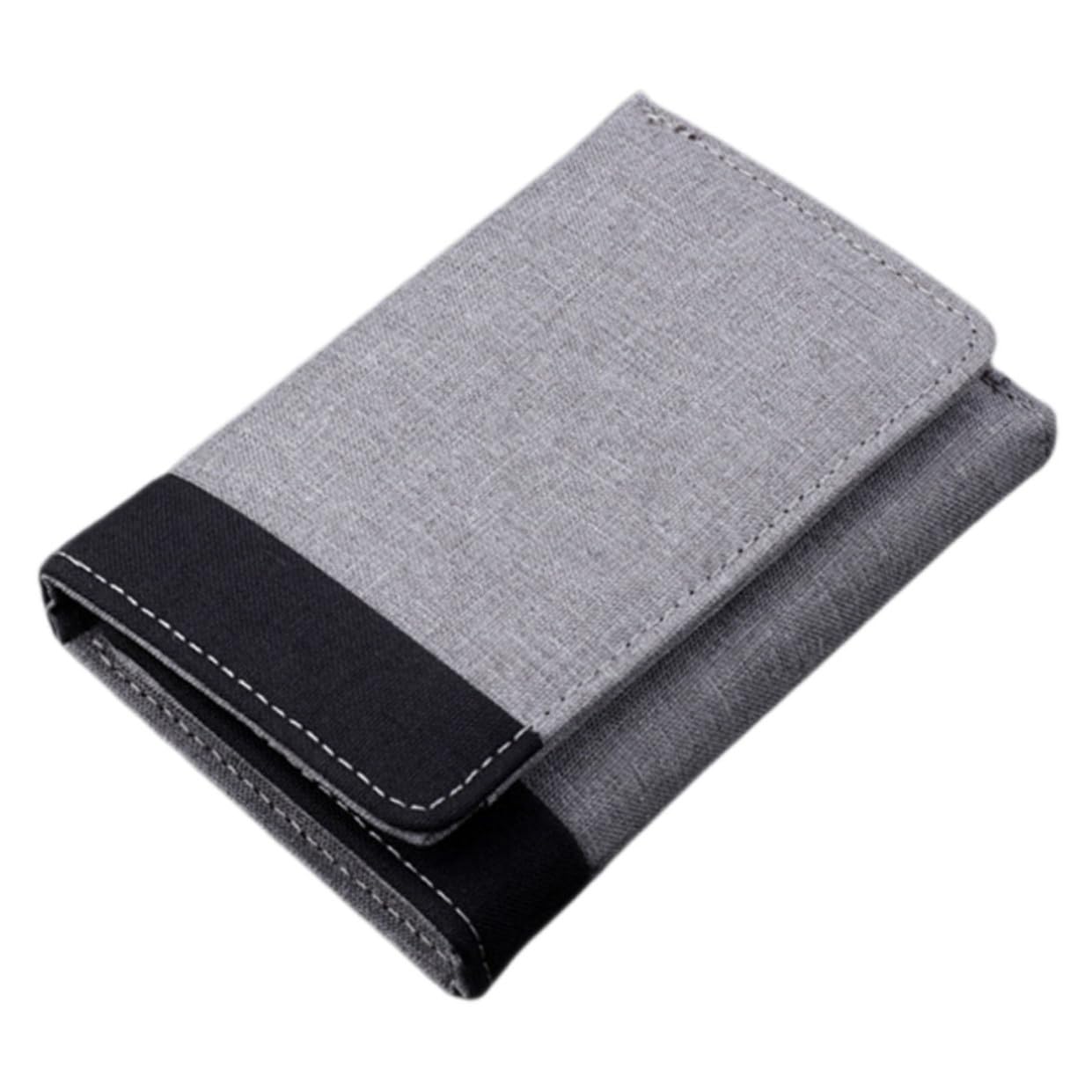 VALICLUD 5pezzi Portafogli Slim Per Uomini Con Portatessere Rfid Scomparti Per Carte Di Credito e Id Design Compatto Jeans Pratico e Leggero Per Viaggi e Uso Quotidiano