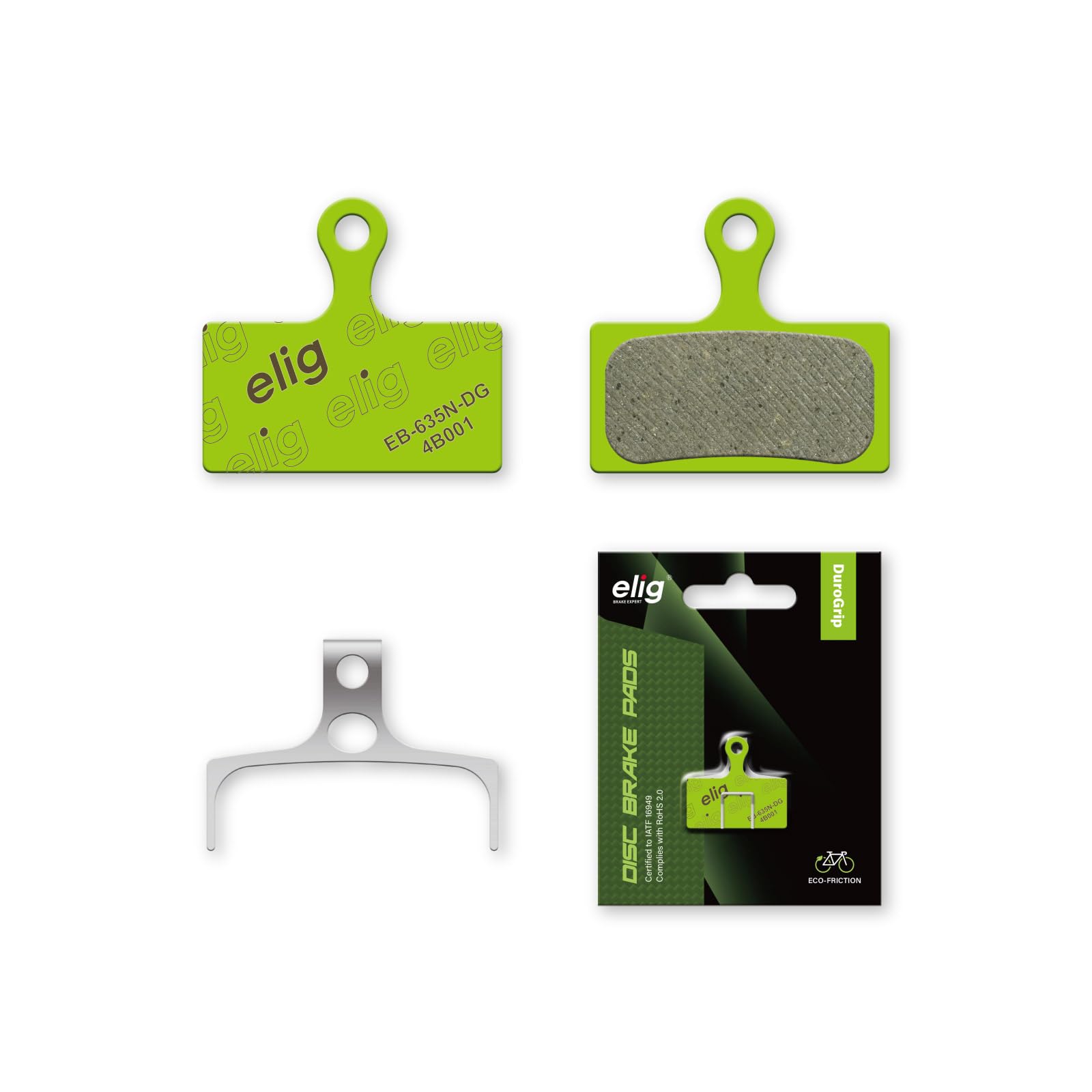 ELIGBike Disc Brake Pads for FSA Rever Shimano Deore BR-S700 S7000 M8000 M8100 M785 M6000 M6100 M615 M7100 M7000 M675 M666 M9020 M9000 M987 M985 DB-TX9150 TX9000 ARC-E S U MCX Mountain MTB ebike Road