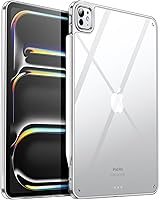 Vista 7 de JETech Funda transparente para iPad Pro de 13 pulgadas M5/M4 (2025/2024), antiamarilleamiento, transparente, a prueba de golpes, delgada, con parte