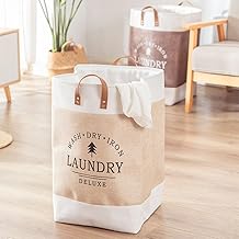 Clefairy Laundry Baskets Collapsible Laundry Bag for Bedroom Clothes Storage Organier Decorative Laundry Hampers Waterproof with Handle for Bathoom Home