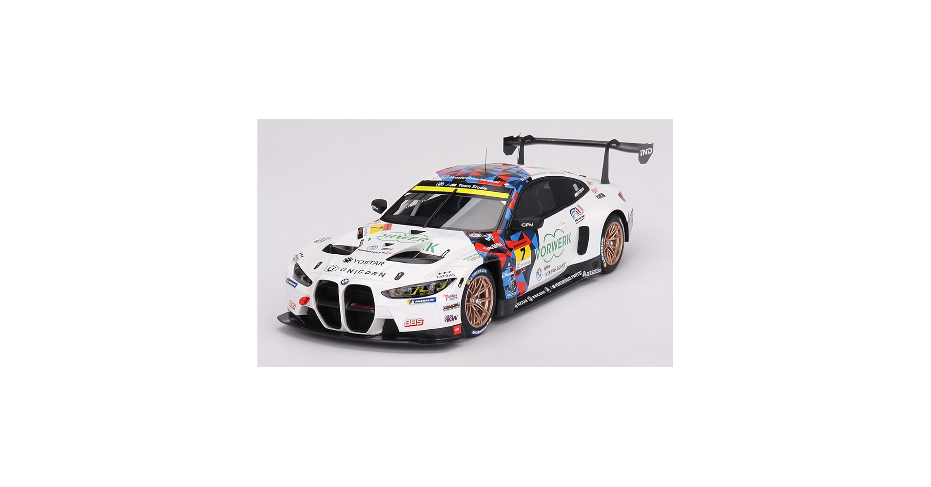 BMW Team Studie  M6GT3  1/18 ミニカー 忠実に再現された1/18モデルのBMW M Team Studie M4GT3