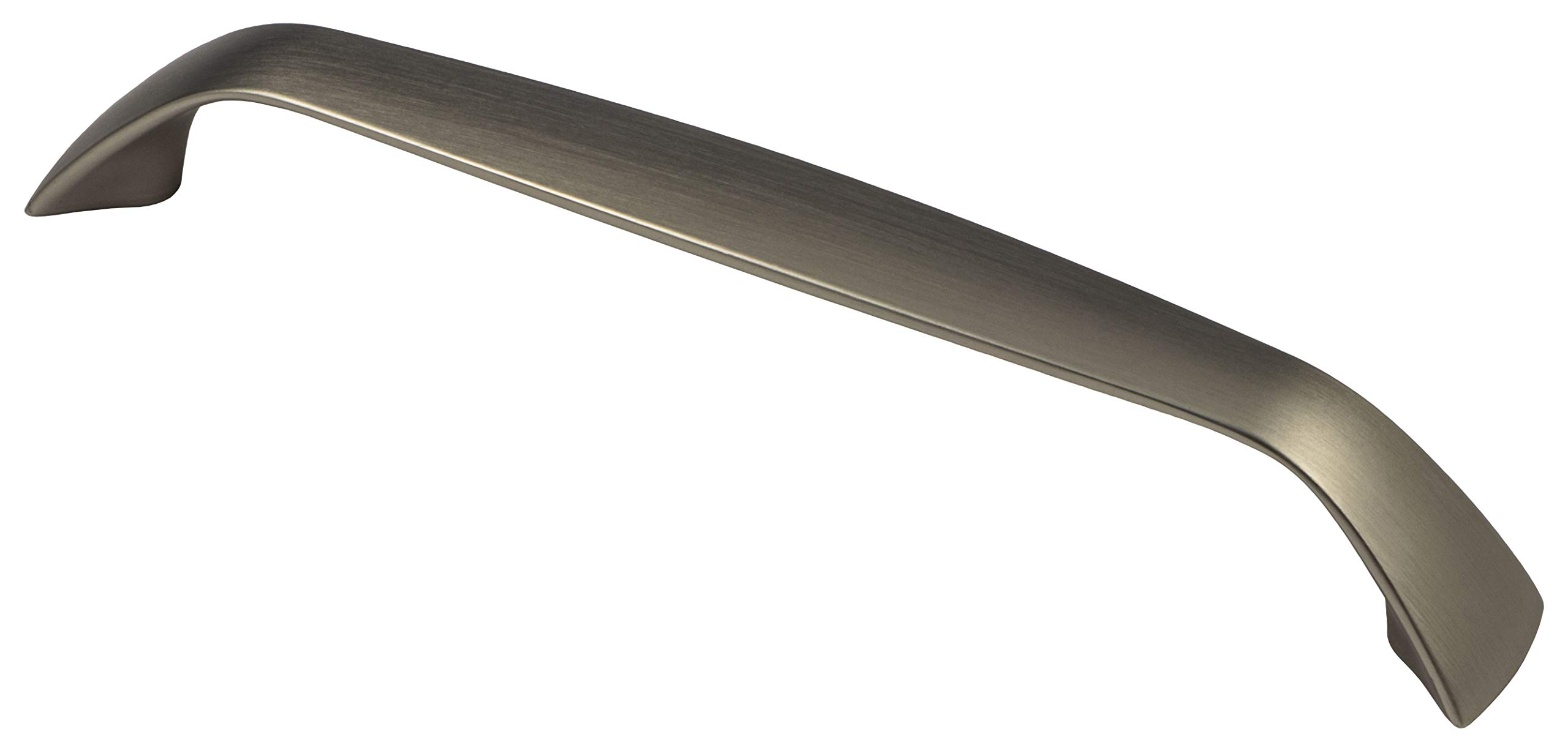 GedoTec Schubladengriff Edelstahl Möbelgriff 128 mm Schubladen - KARO | Griff Höhe 25 mm | Metall Küchengriff abgerundet | Türgriff Schranktür & Küche | 10 Stück - Bogengriffe für Schränke & Kommoden