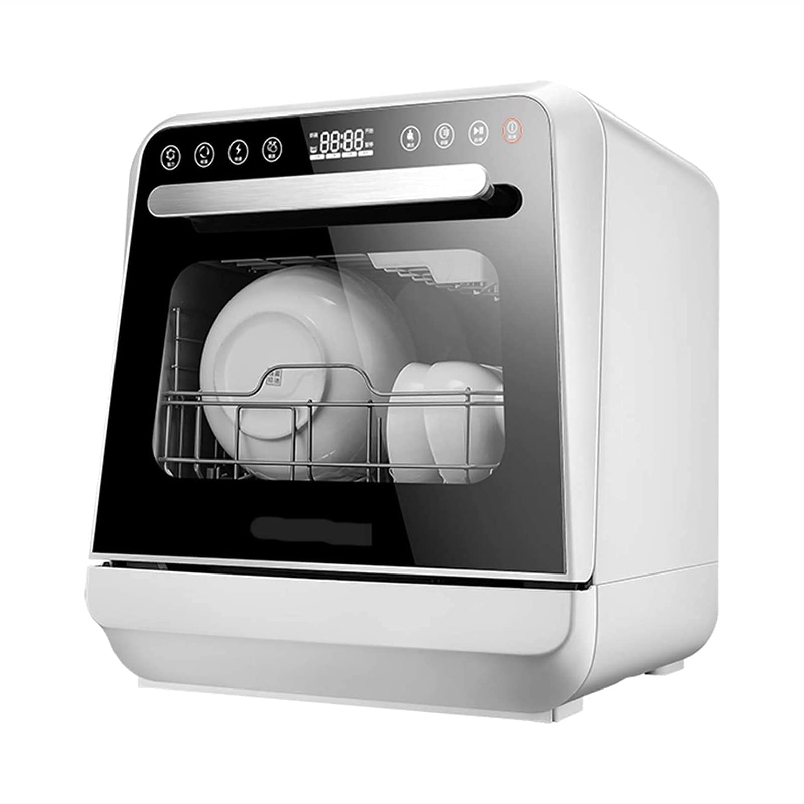 Countertop Dishwasher, Portable Dishwashers, 7 Programs, Air-Dry Function for Small Apartments, Dorms and RVs