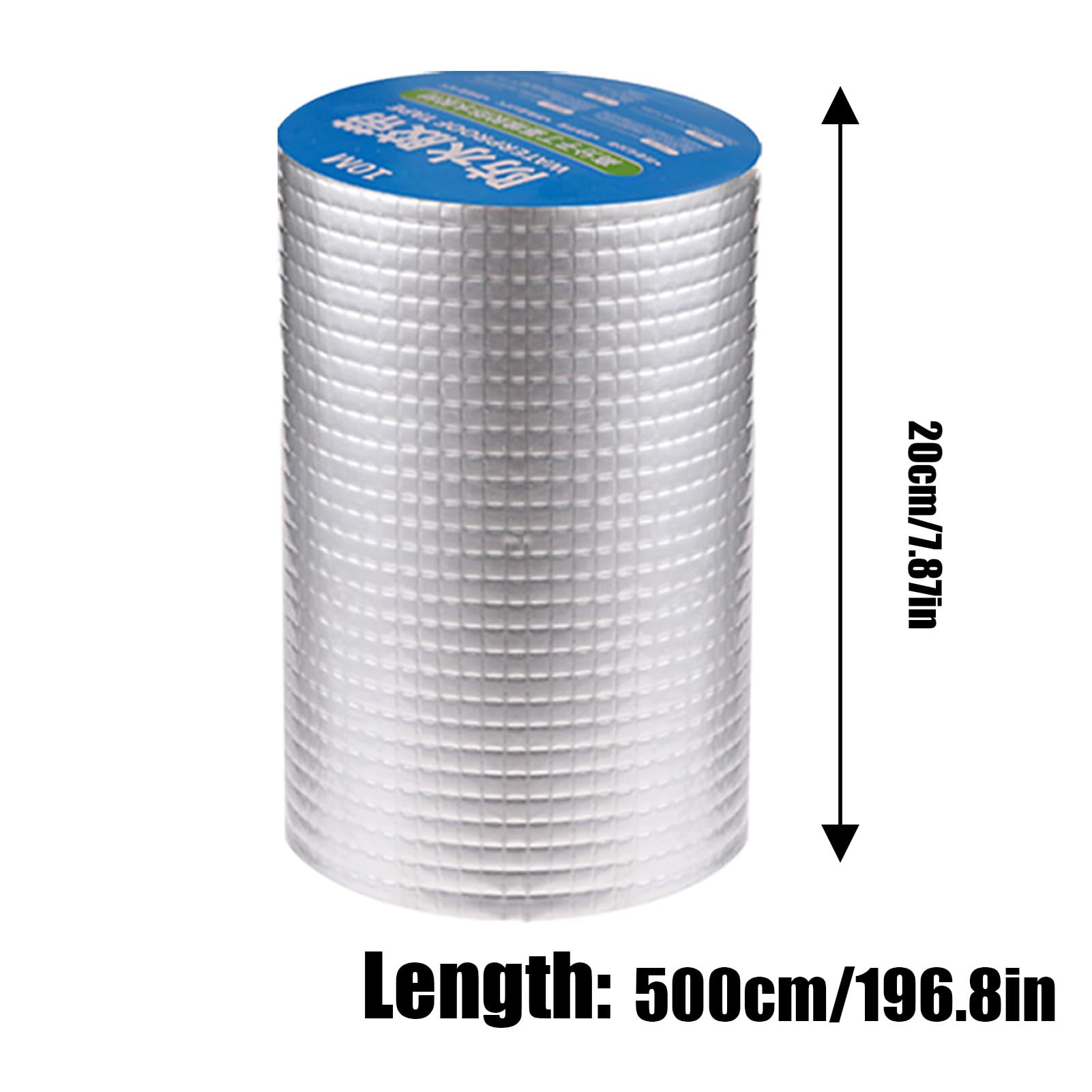 gooch Cinta de barrera de vapor, cinta de fontanería para fugas, cinta de sellado de butilo con fuerte adhesión, autoadhesiva, lámina de aluminio para reparación de autocaravanas, ventanas, silicona
