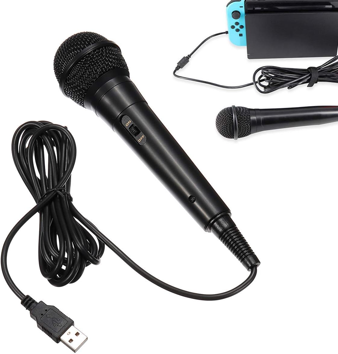 OSTENT 3M USB Wired Microphone Mic for Sony PS4/PS3 Nintendo Switch/Wii