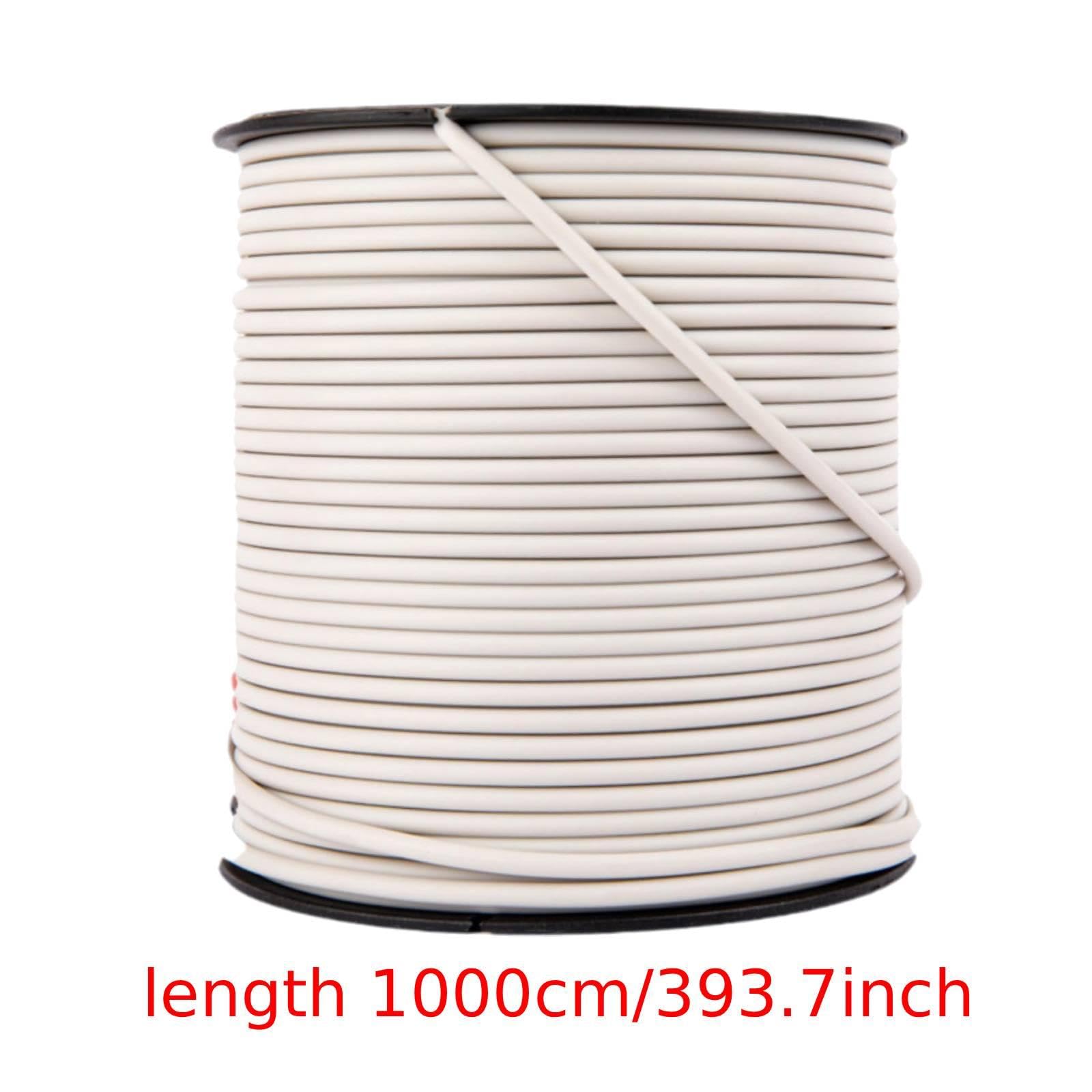 Bastoncini per Saldatura a Barra Tonda in PVC, Bacchette Impermeabili per Pavimenti in Vinile, Bobina di Colla per Pavimenti per Campi da Badminton, Bianco