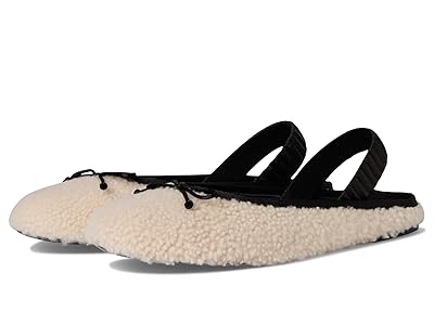Stuart Weitzman Prima Bow Shearling Slingback Women