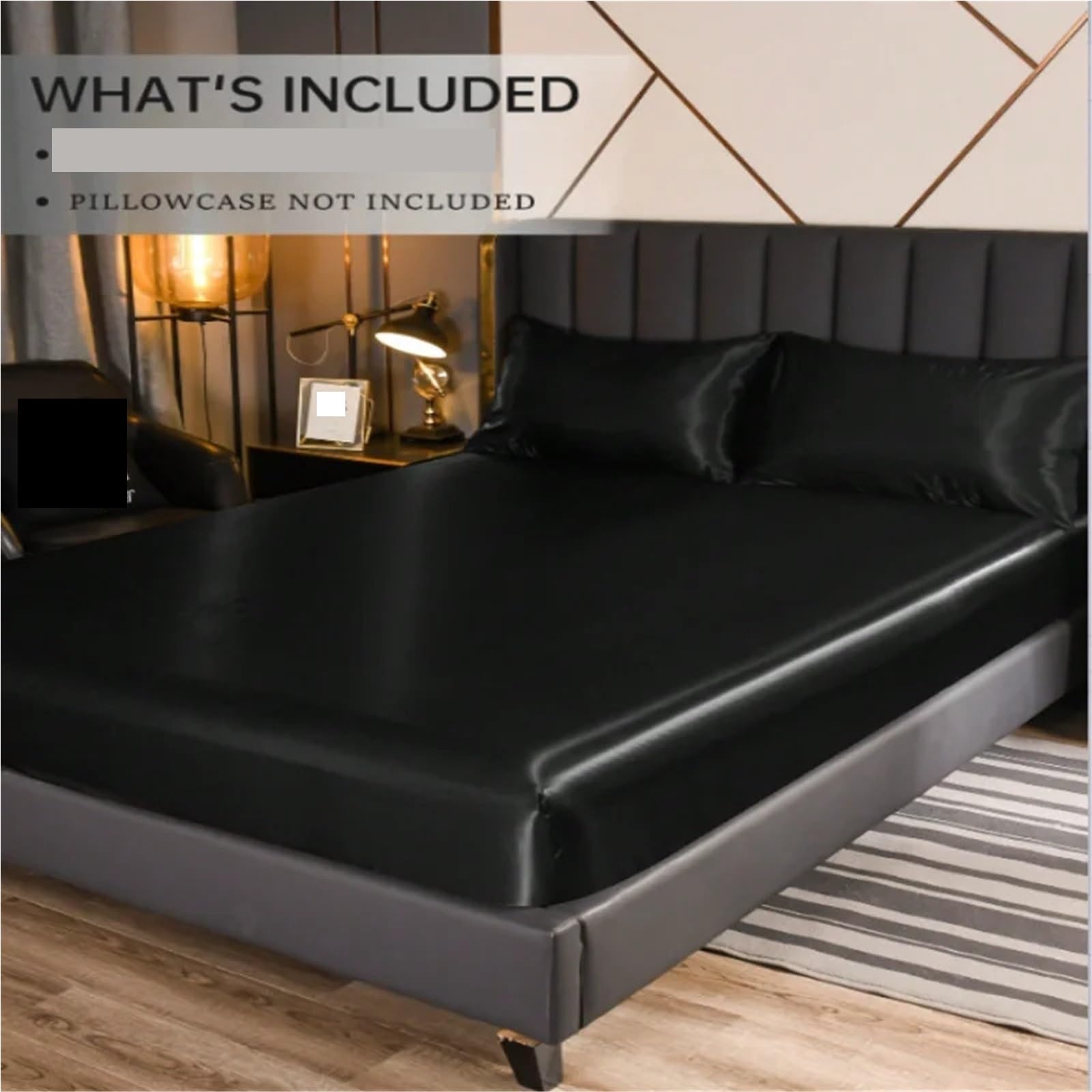 1 Funda de colchón satén Color sólido, Ligera, Suave, Transpirable, Apta for Las Cuatro Estaciones, sin Almohada para ColchóN(200x120cm)